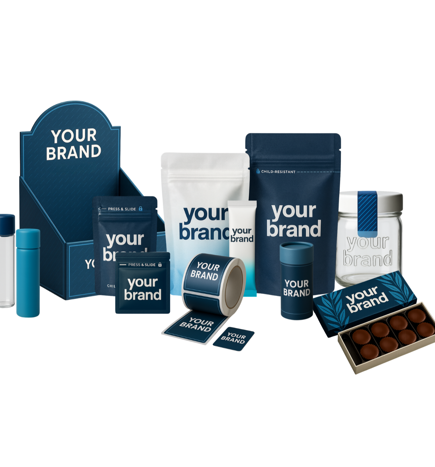 Sustainable packaging lineup